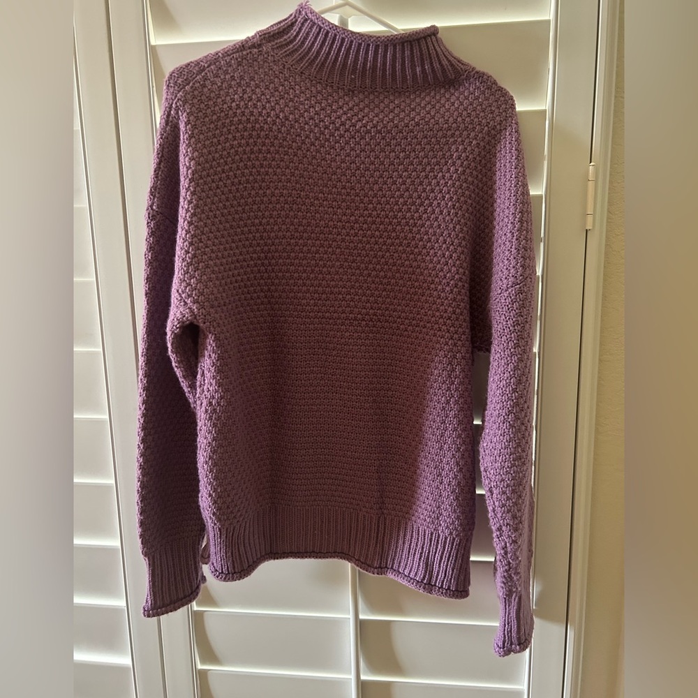 Fashion Bug Purple Cowl Neck Sweater
